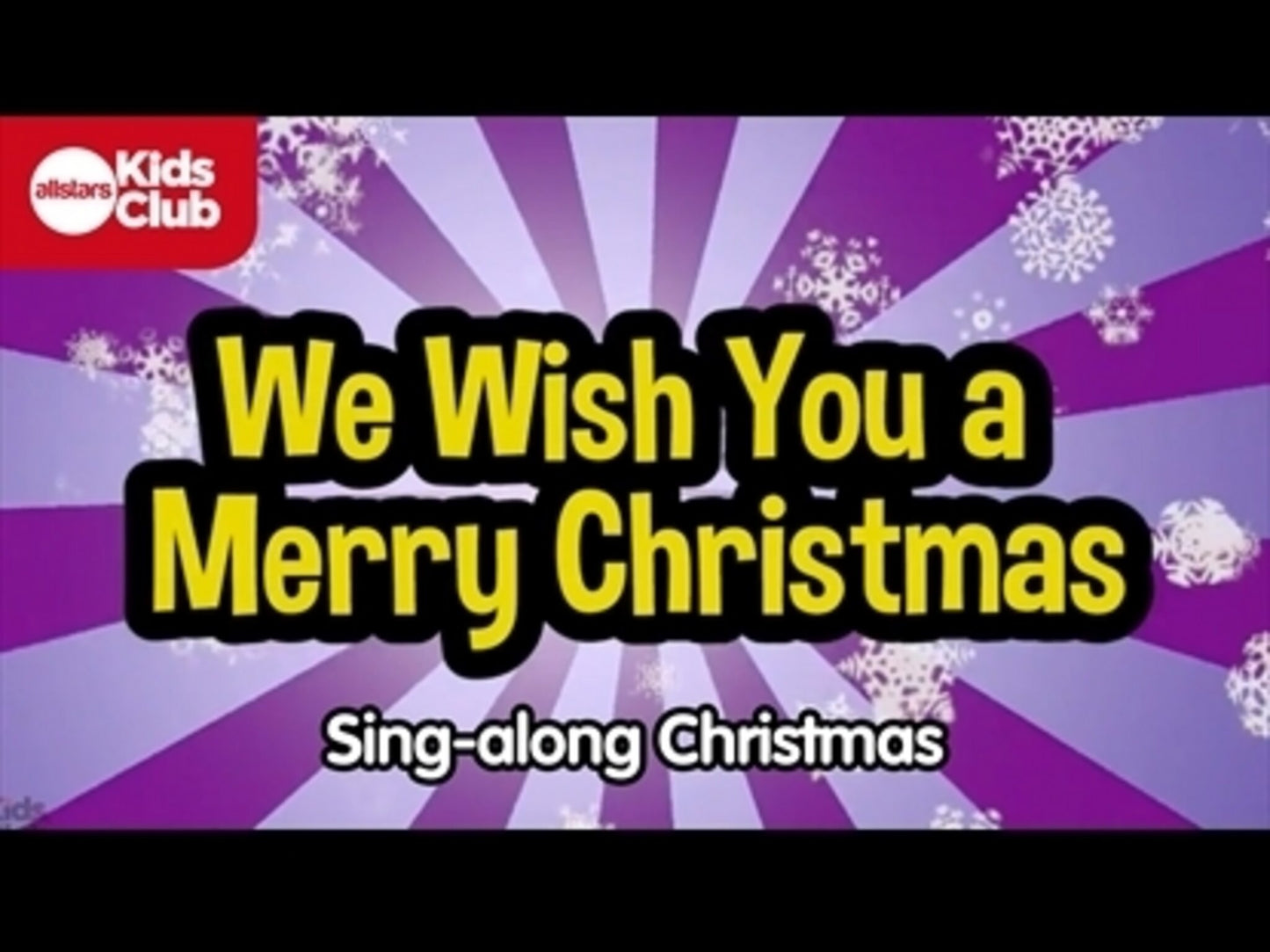 We Wish You A Merry Christmas