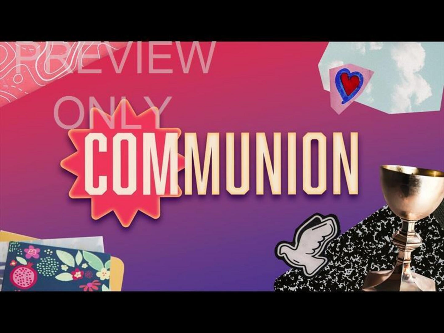 Back To School Collage Communion Still