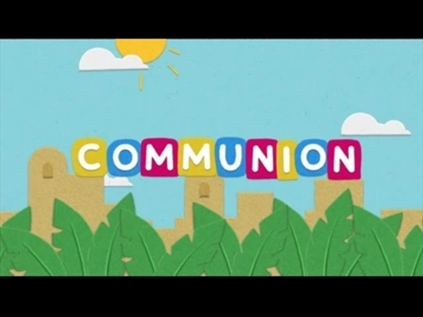 Palm Sunday Flannelgraph Communion