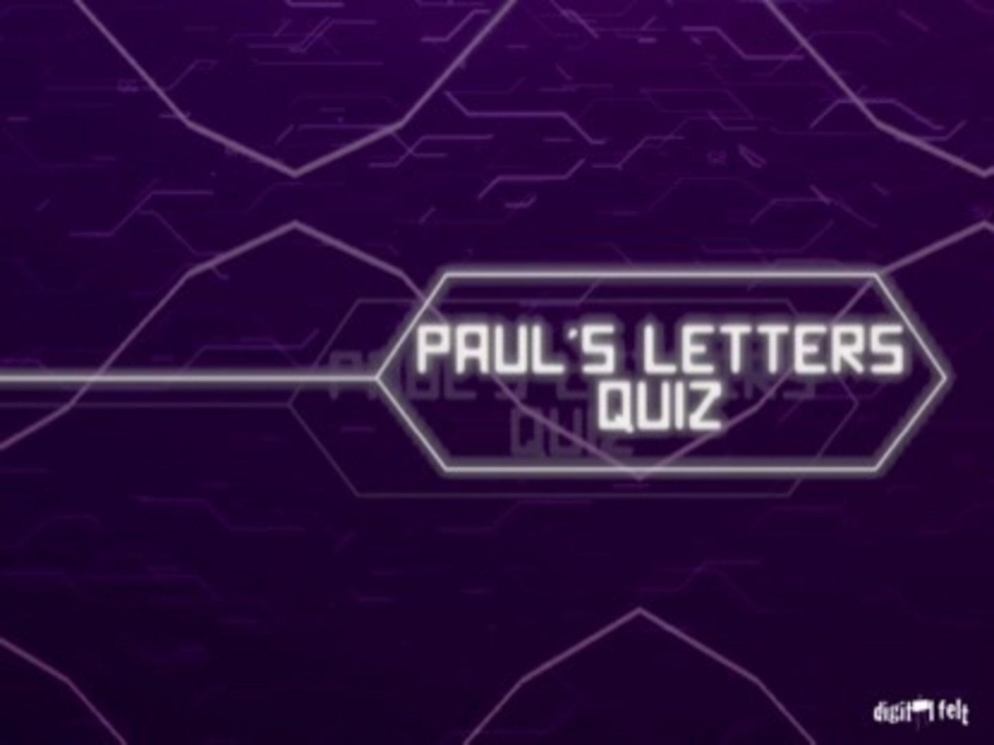 Bible Quiz - Paul's Letters