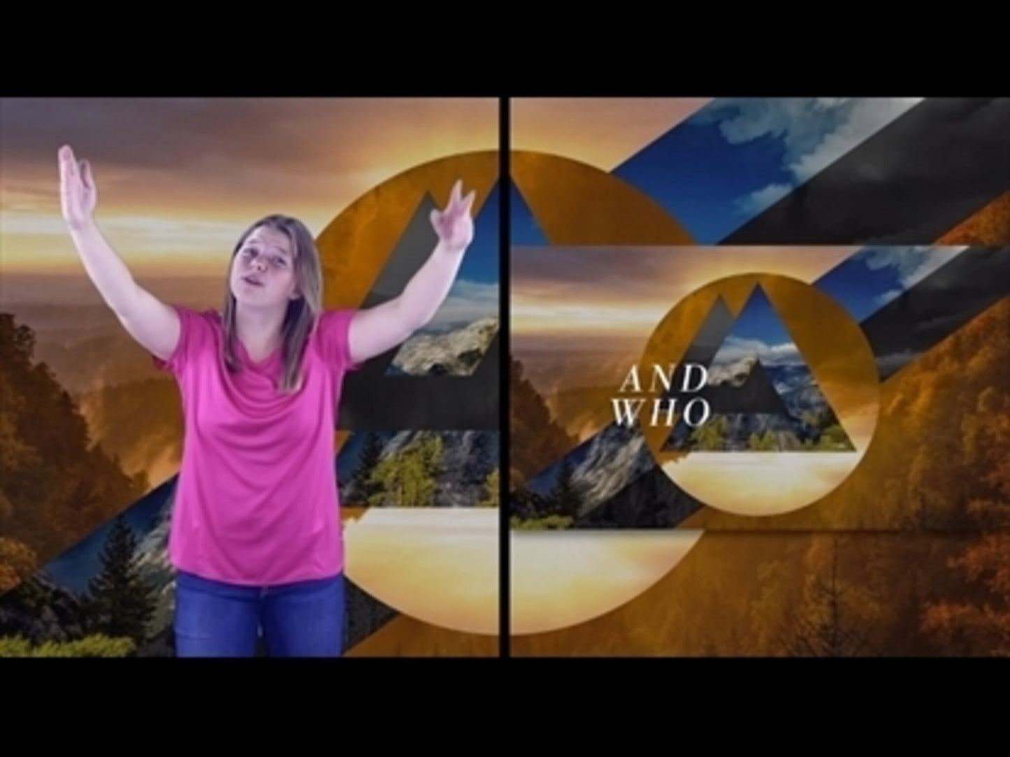 The Alpha & The Omega Hand Motions (Revelation 1:8)