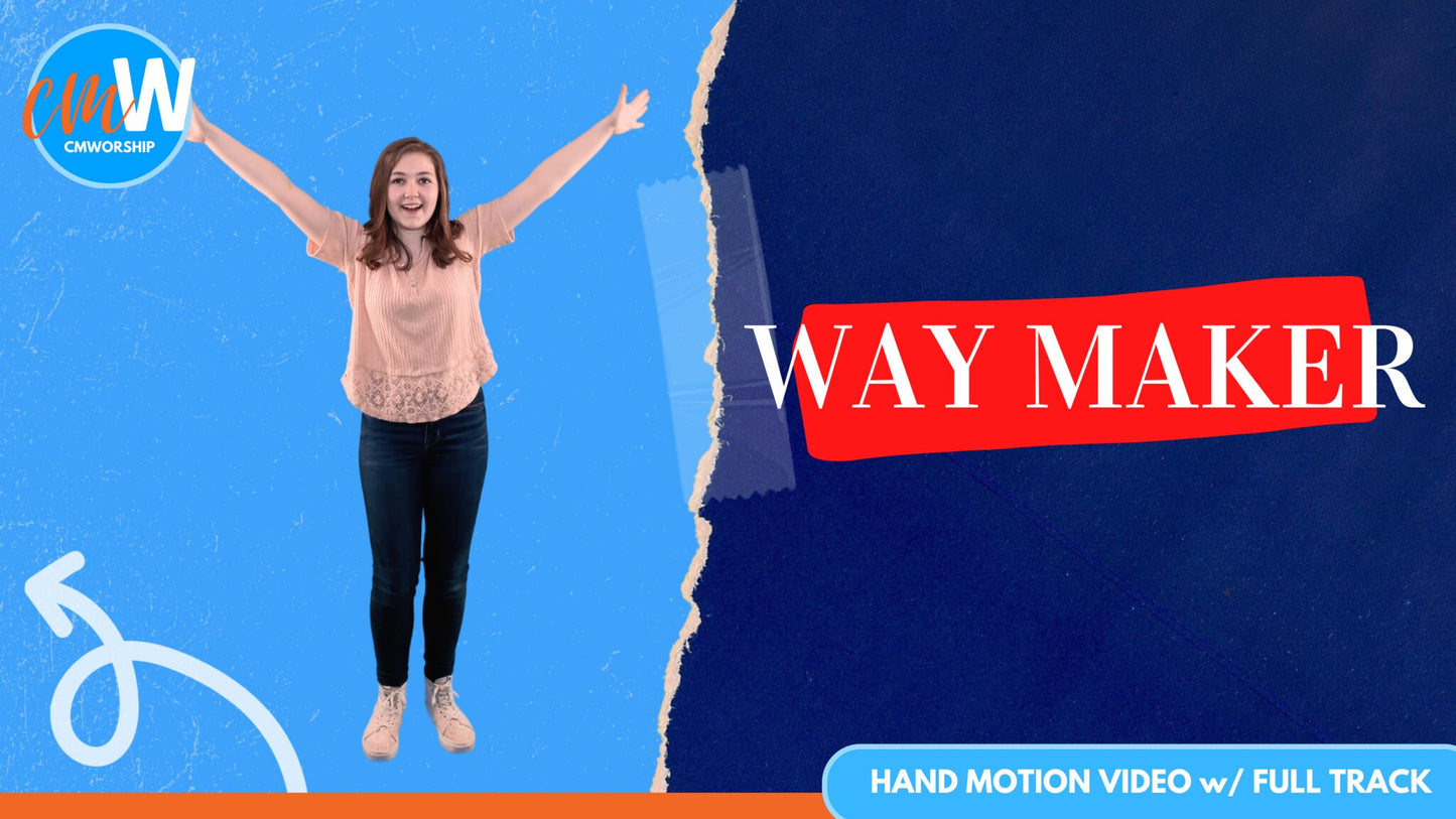 Way Maker: Hand Motion Video with Full Track