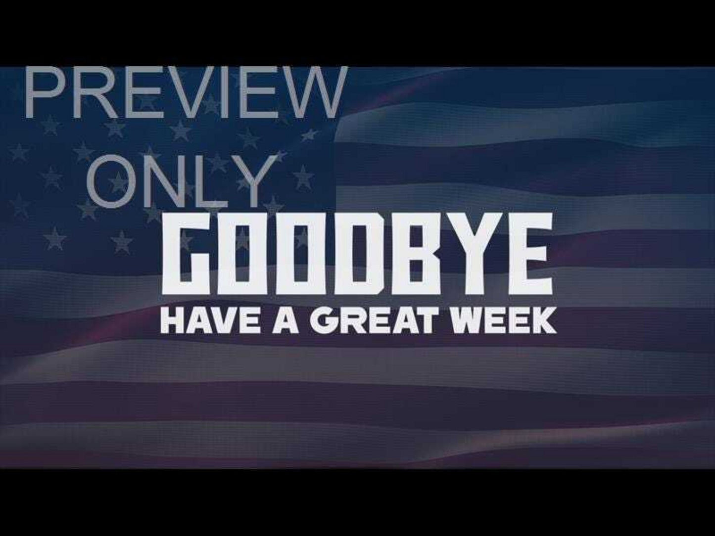 Memorial Day Volume One: Closing Still