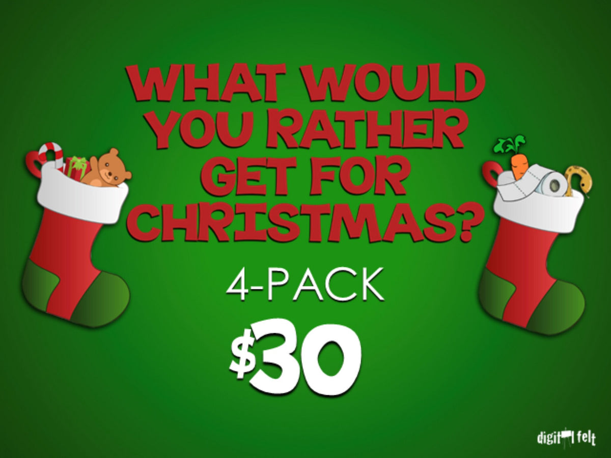 What Would You Rather Get For Christmas 4-Pack