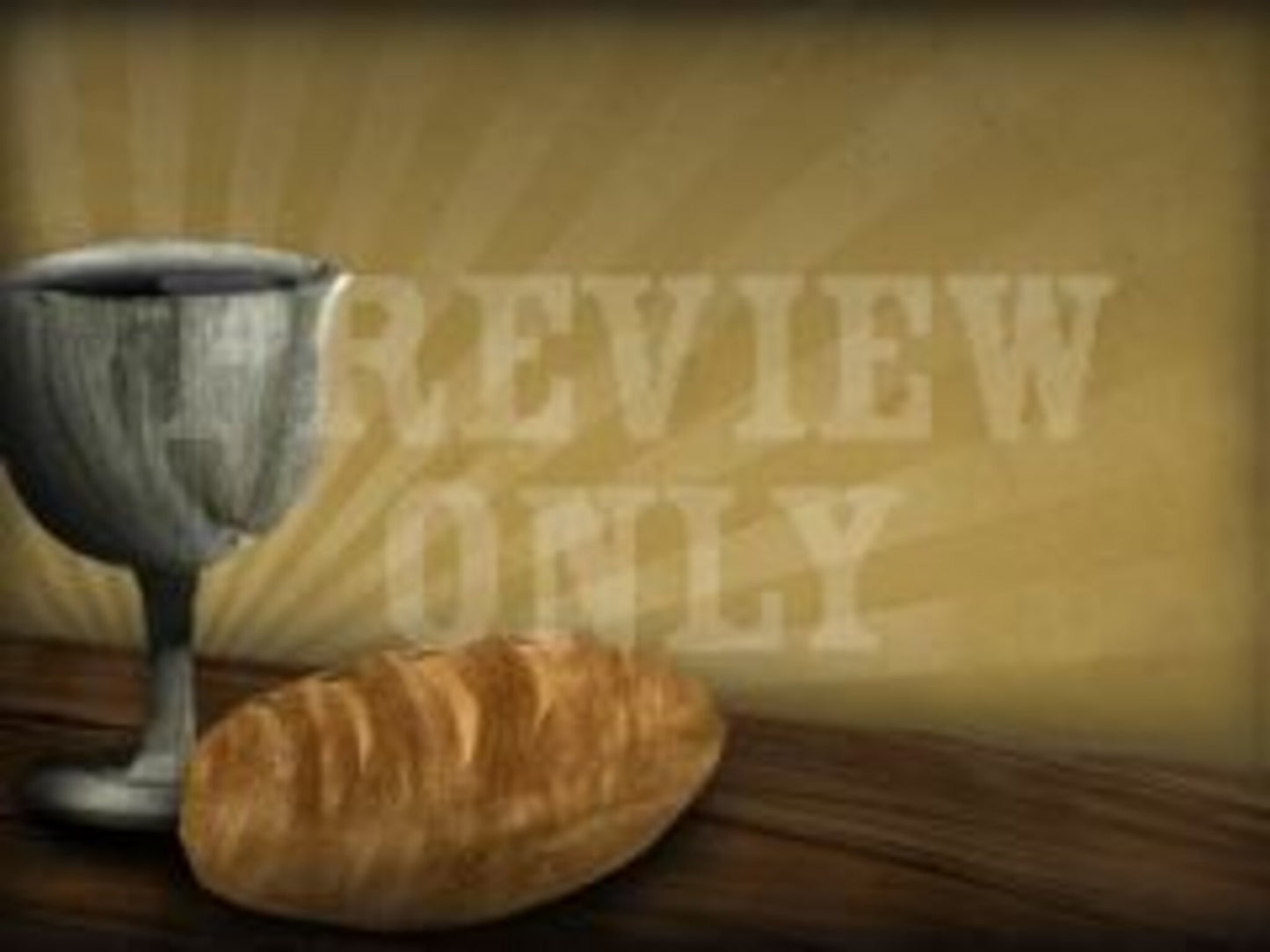 Last Supper Bread & Cup
