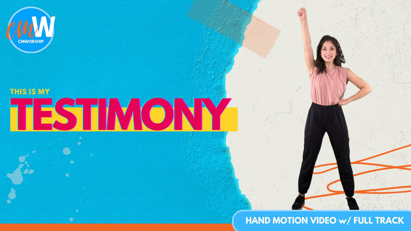 My Testimony: Hand Motion Video with Full Track