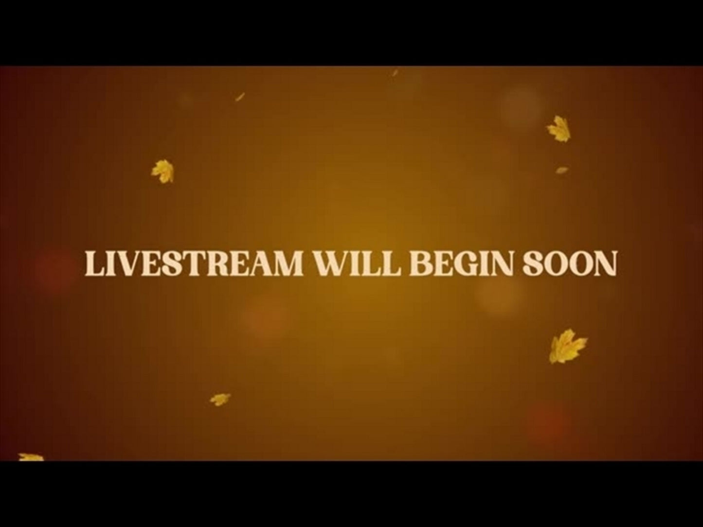 Fall Volume two: livestream