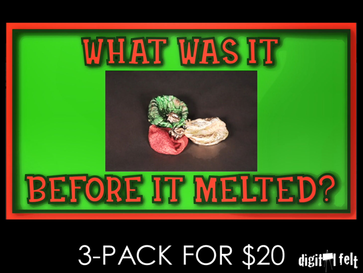 What Was It Before It Melted 3 Pack