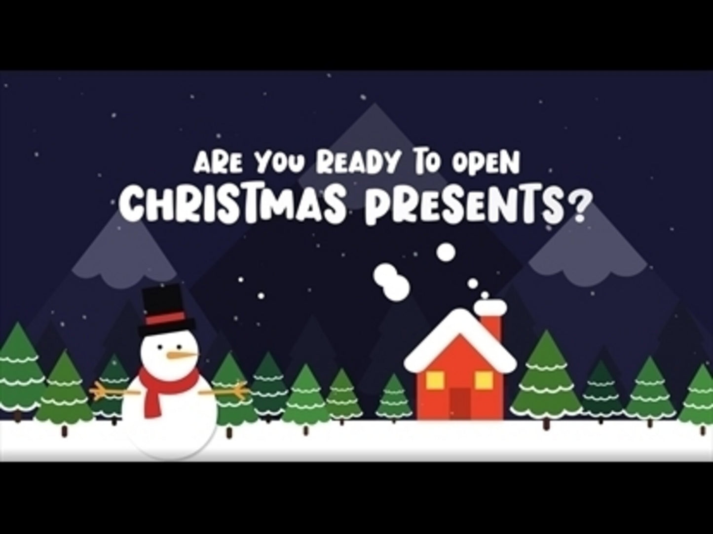 Opening Presents Christmas Game Video