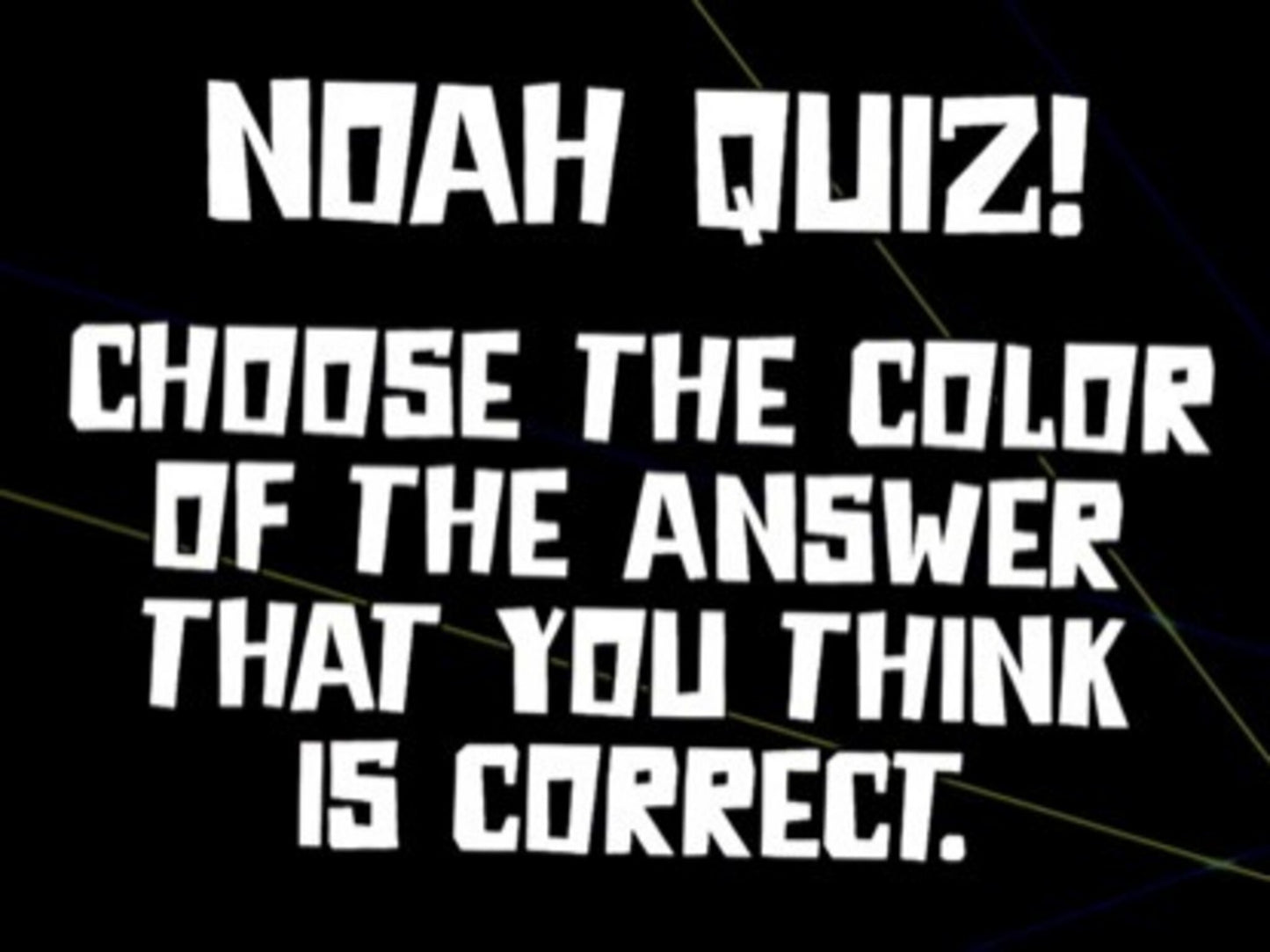 Bible Quiz: Noah