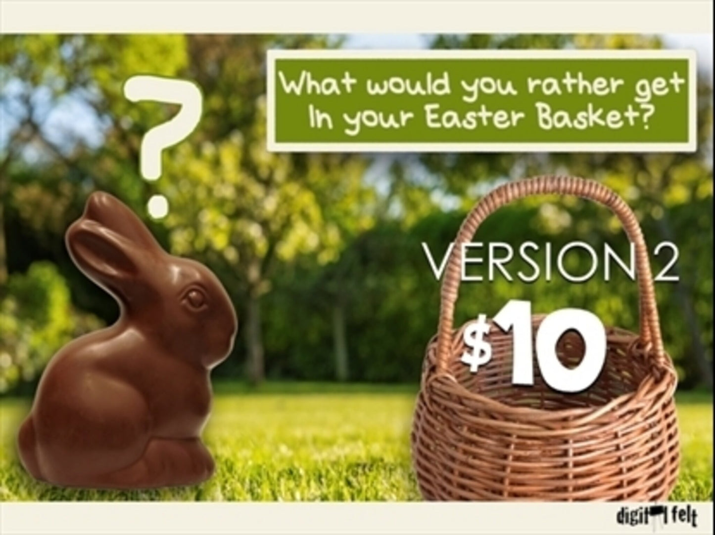 What Would You Rather Get In Your Easter Basket Version 2