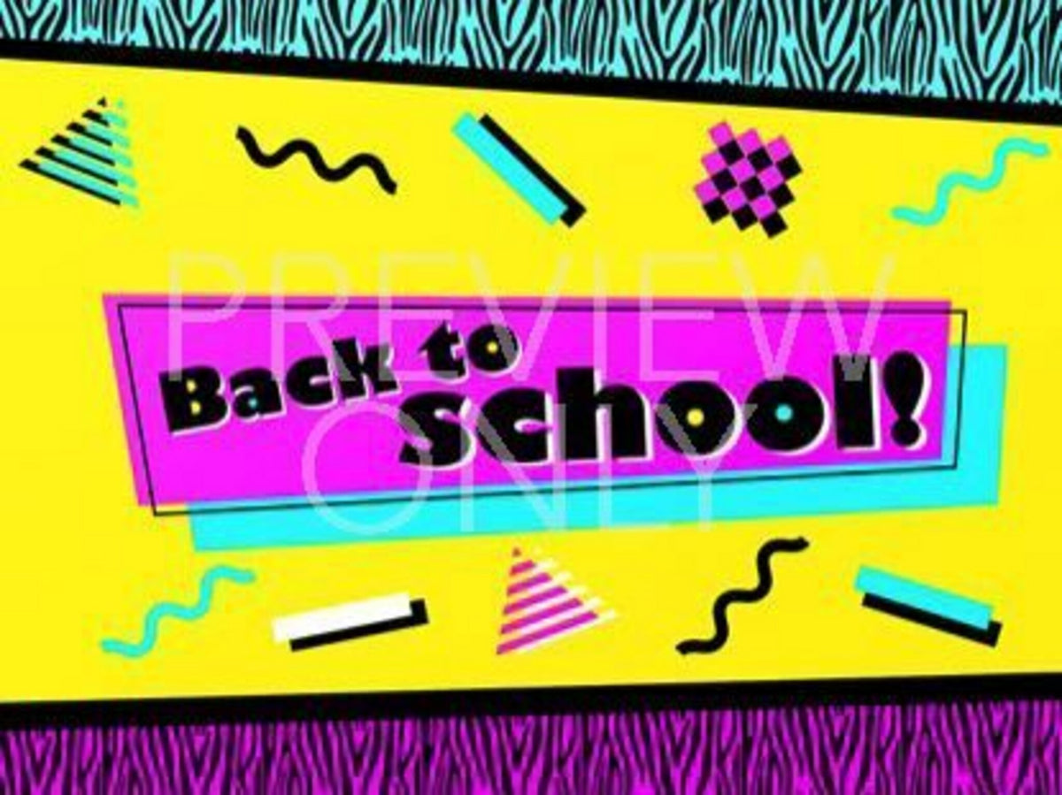 90's Retro Back To School Still