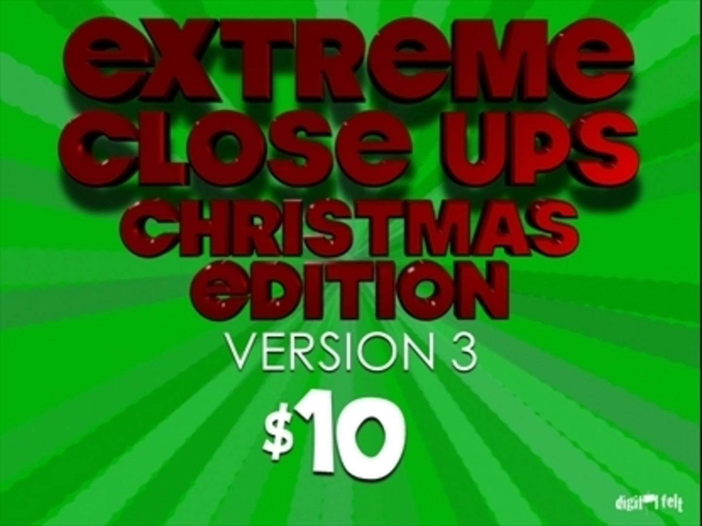 Extreme Close Ups Christmas Version 3