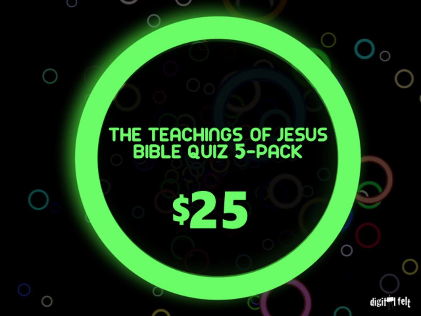 The Teachings Of Jesus Bible Quiz 5-Pack