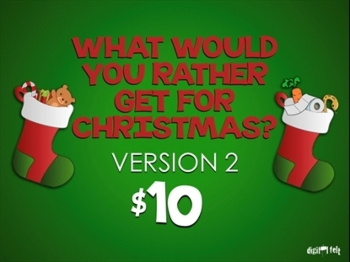 What Would You Rather Get For Christmas Version 2