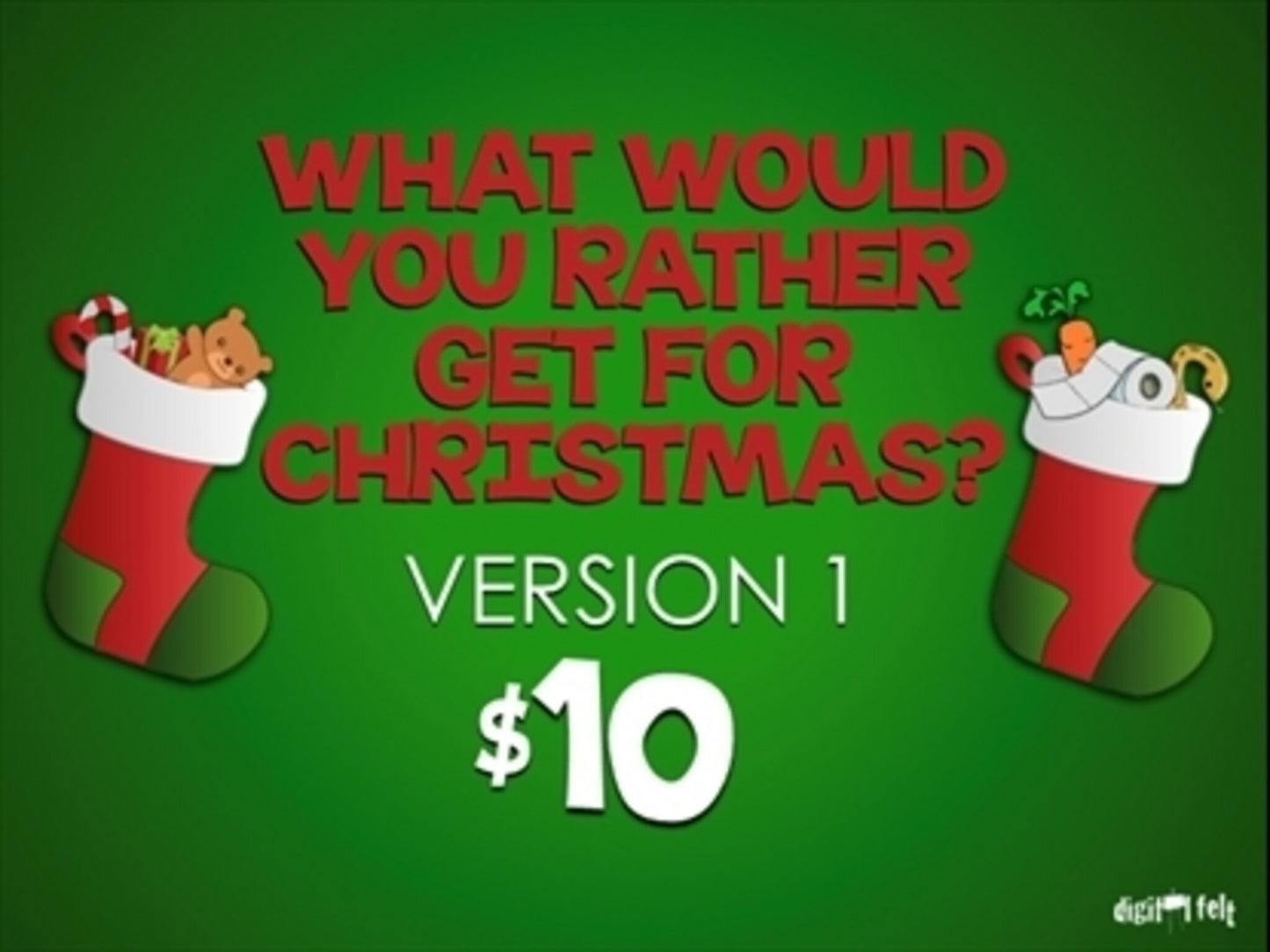 What Would You Rather Get For Christmas Version 1