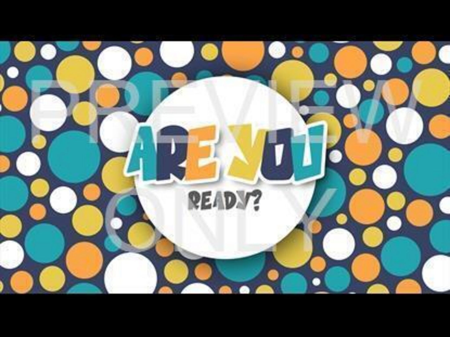Kids Church Dots Are You Ready