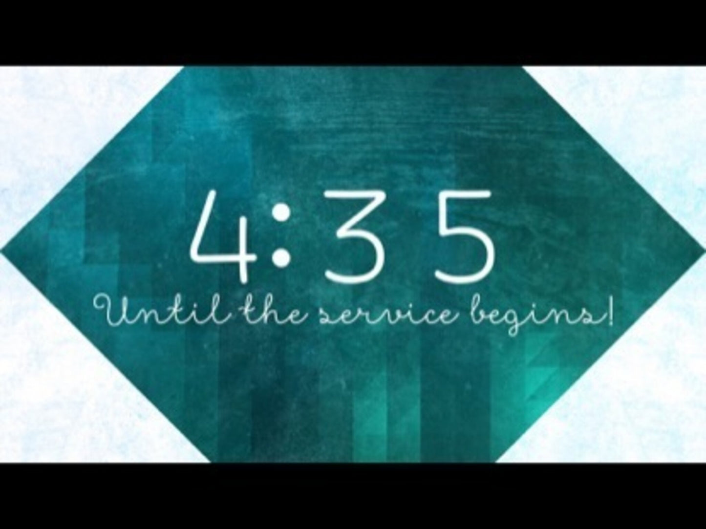 Triangulated Water Countdown