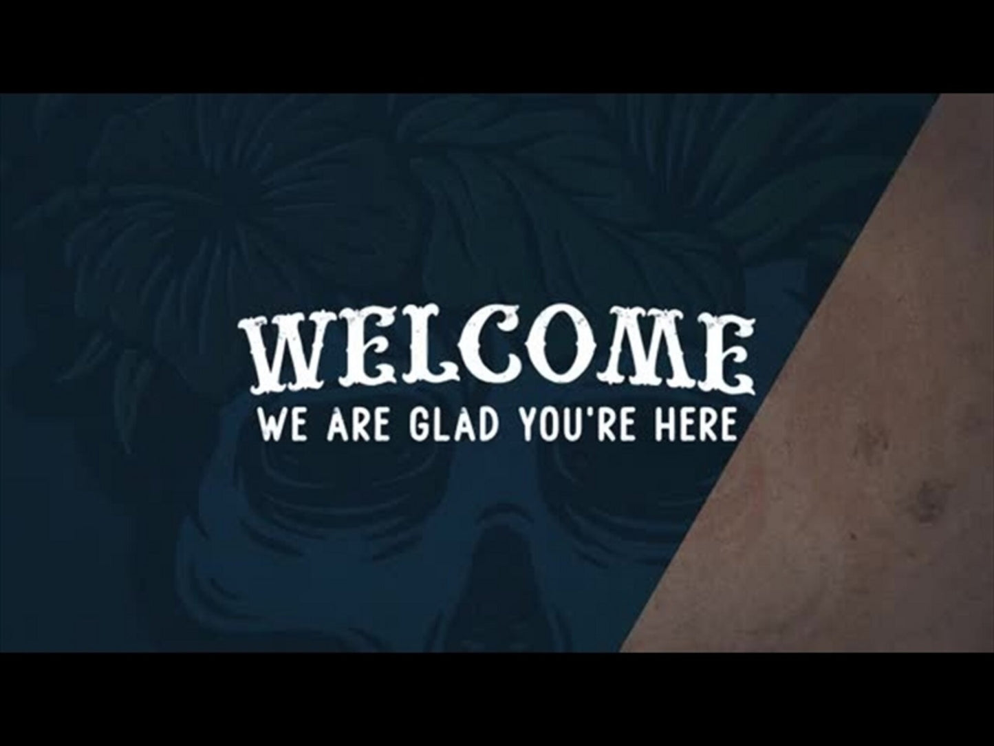Death Where Is Your Sting?: Welcome
