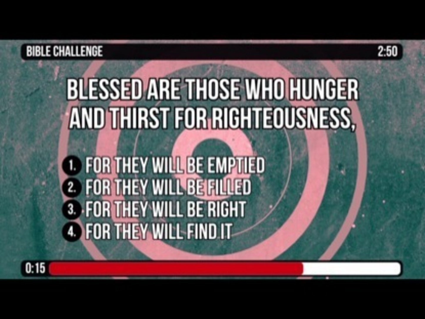 The Beatitudes - Matthew 5:1-12
