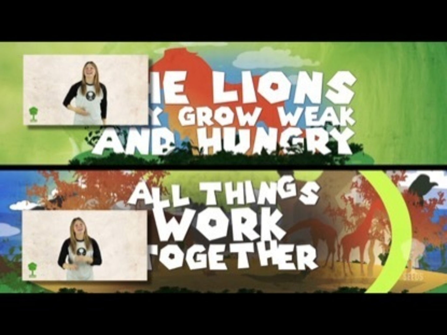 The Good Song Hand Motions (Psalm 34:10)