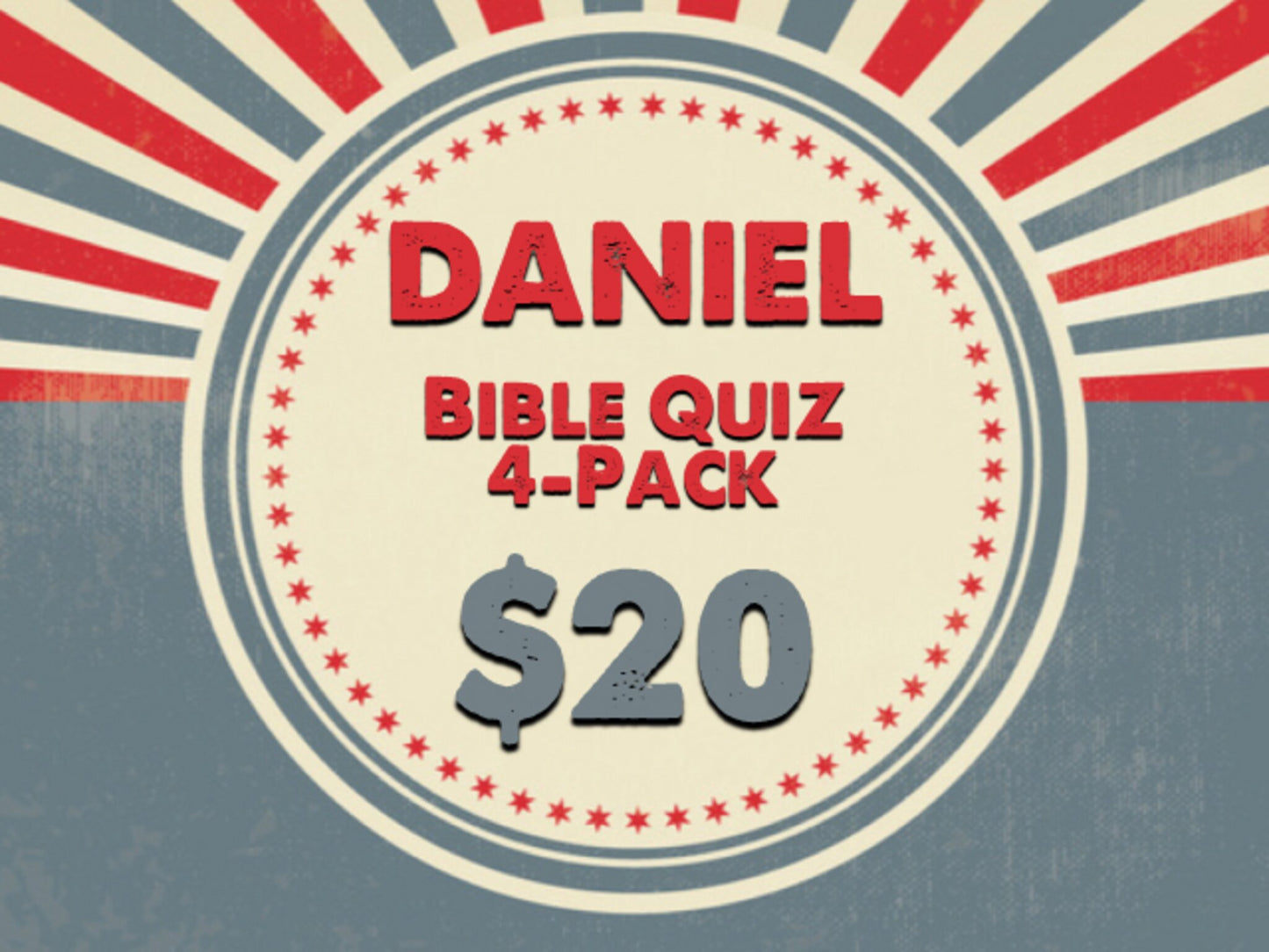 Daniel Bible Quizzes: 4 Pack