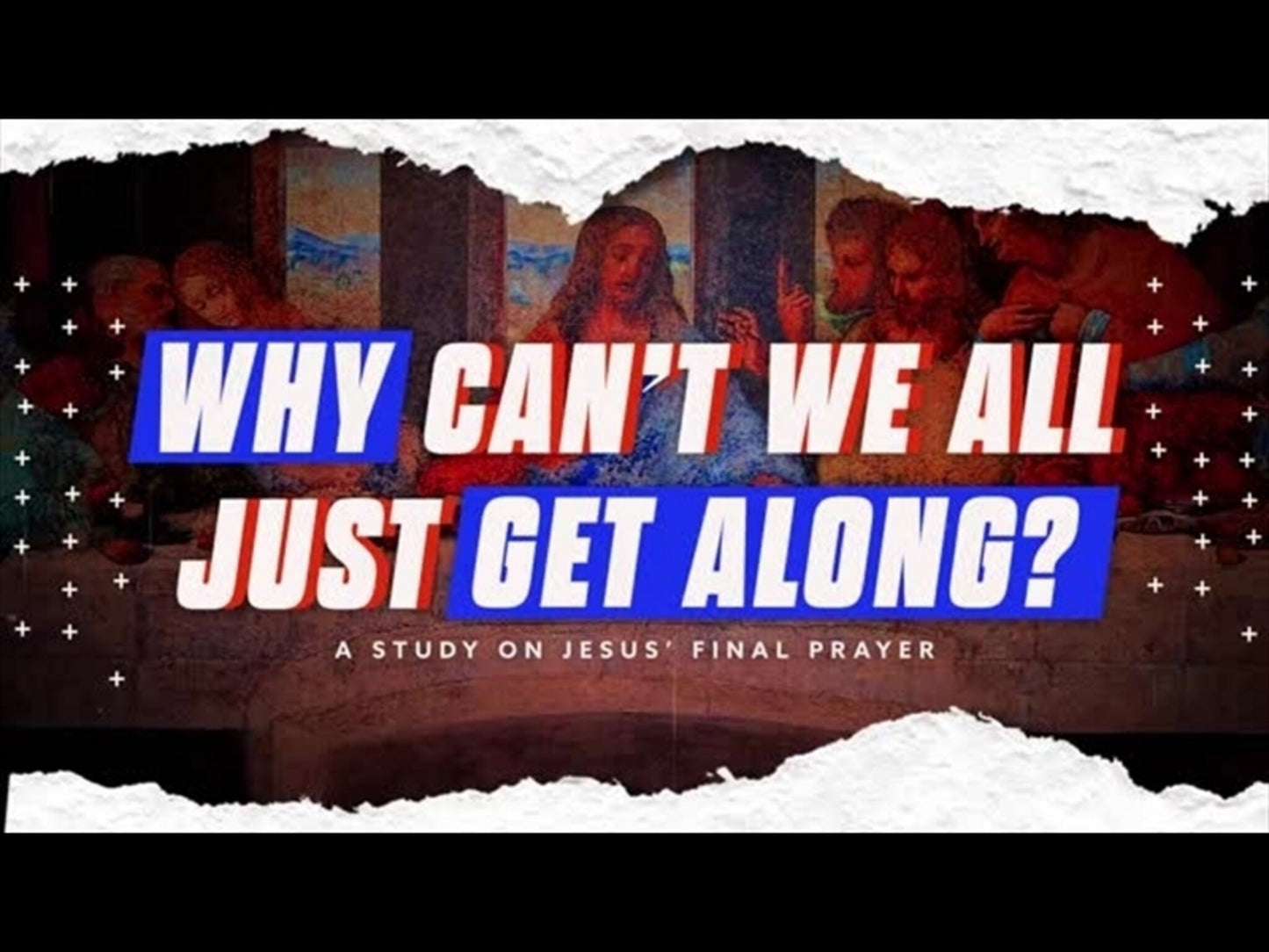 WHY CANT WE ALL JUST GET ALONG - TITLE MOTION