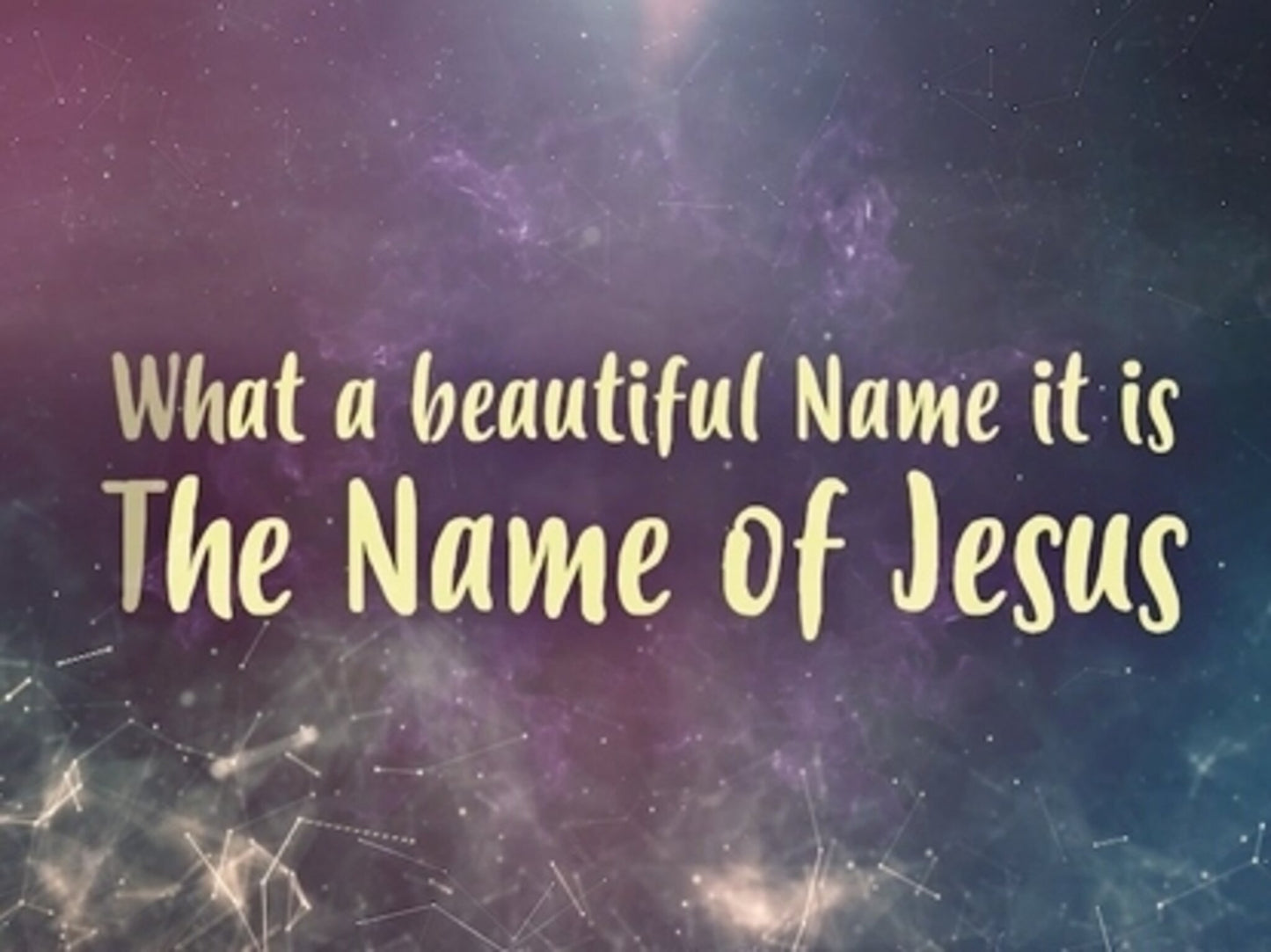 What A Beautiful Name