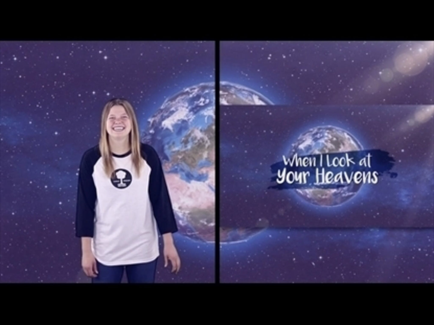 When I Look At Your Heavens Hand Motions (Psalm 8:3-4)