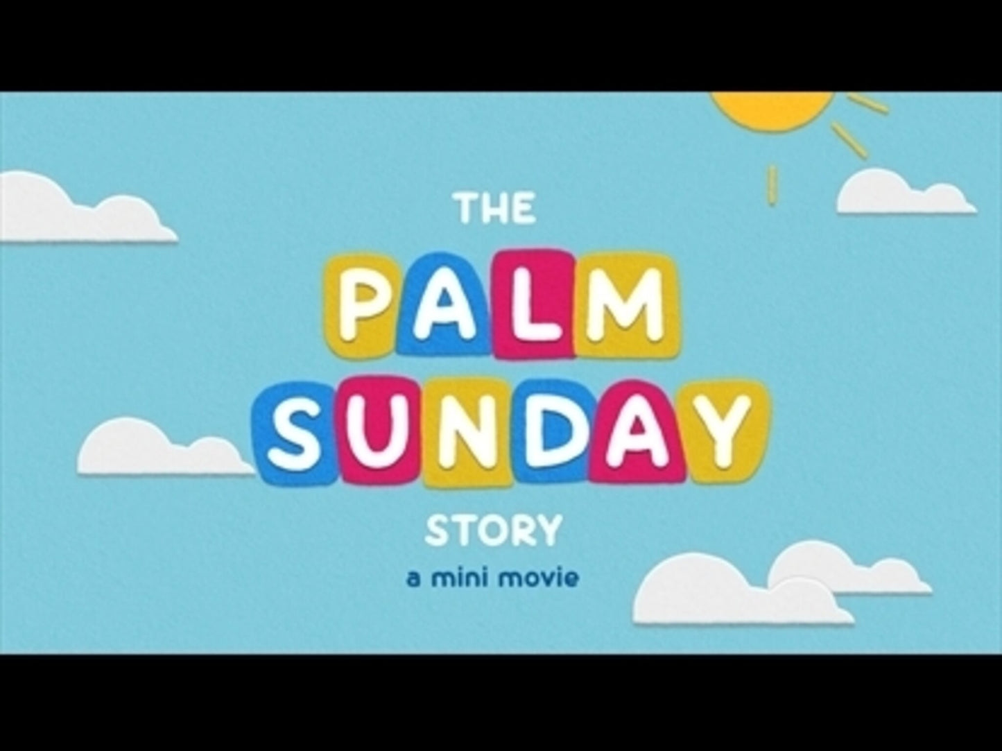 Palm Sunday Flannelgraph