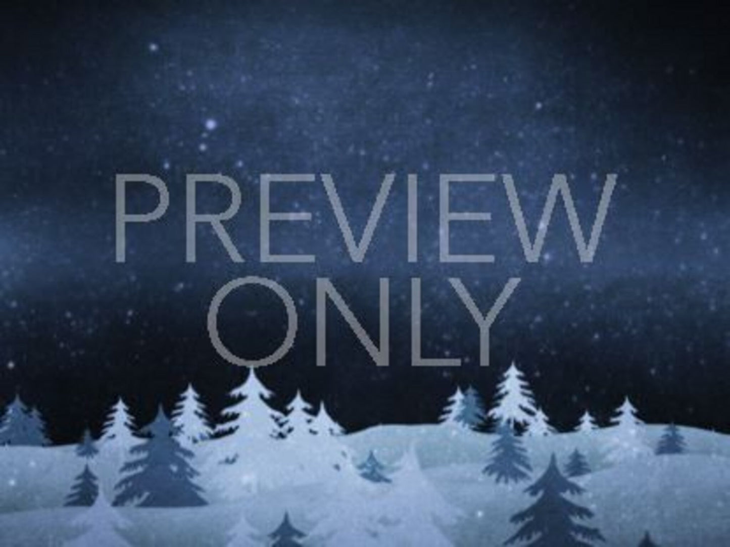Christmas Forest Blue 2 Still