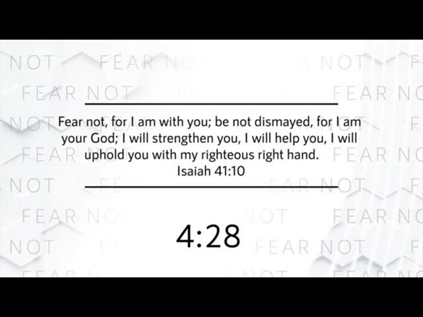 Encouraging Bible Verses: Countdown