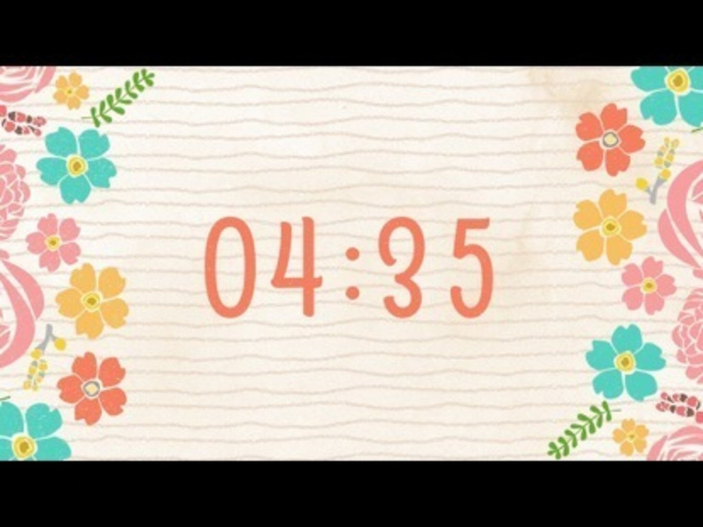 Floral Countdown