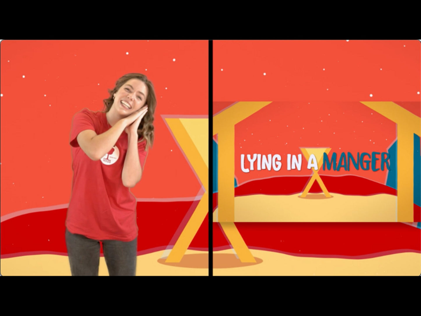 Lying In A Manger Hand Motions