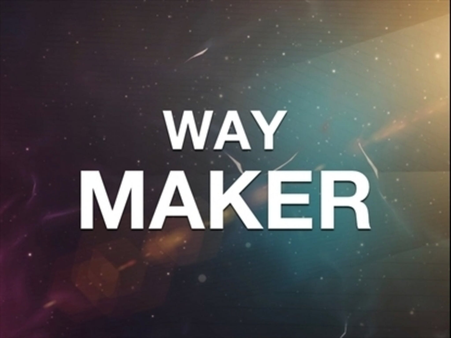 Way Maker - Kids