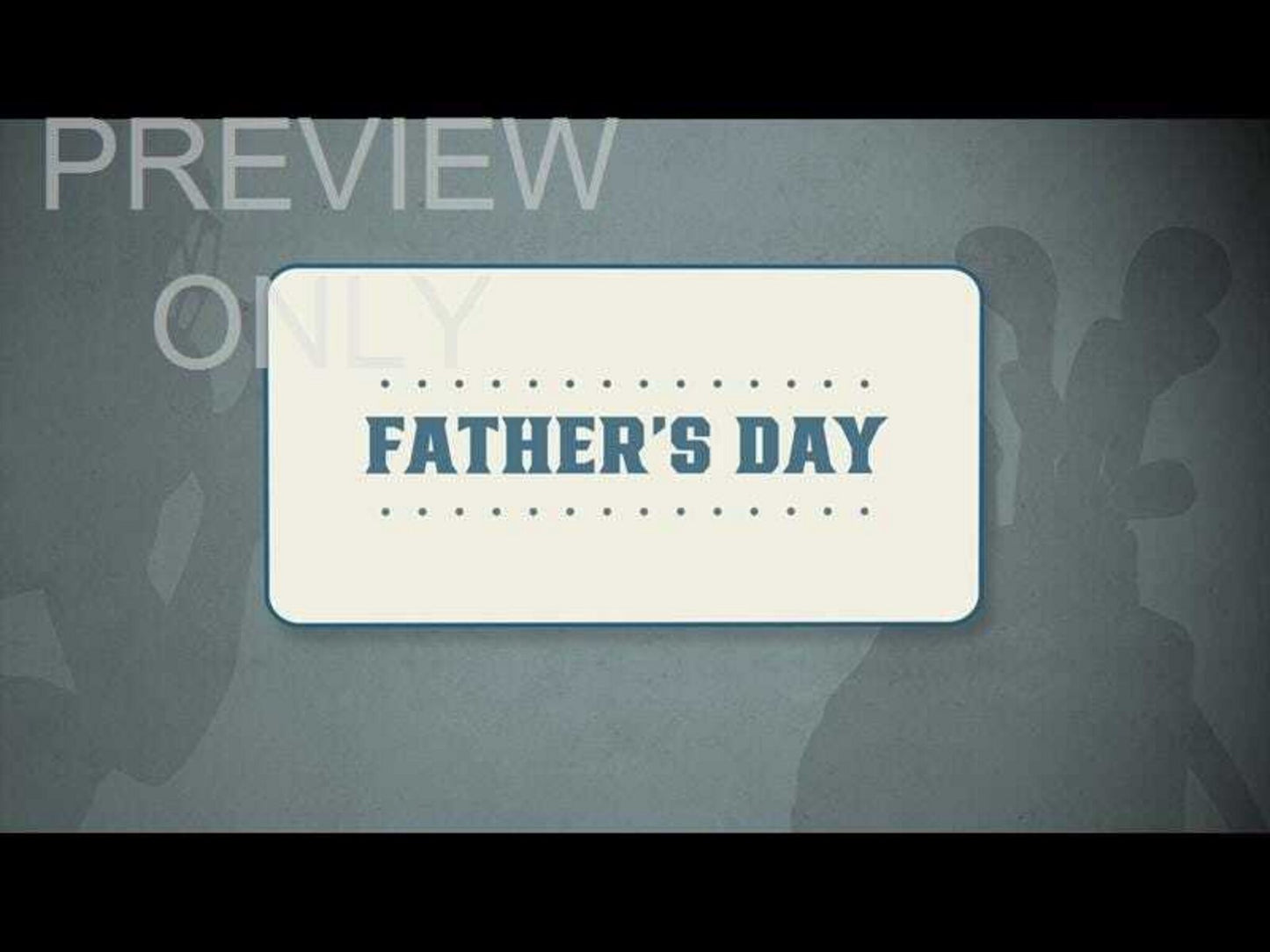FATHERS DAY VOLUME ONE TITLE STILL