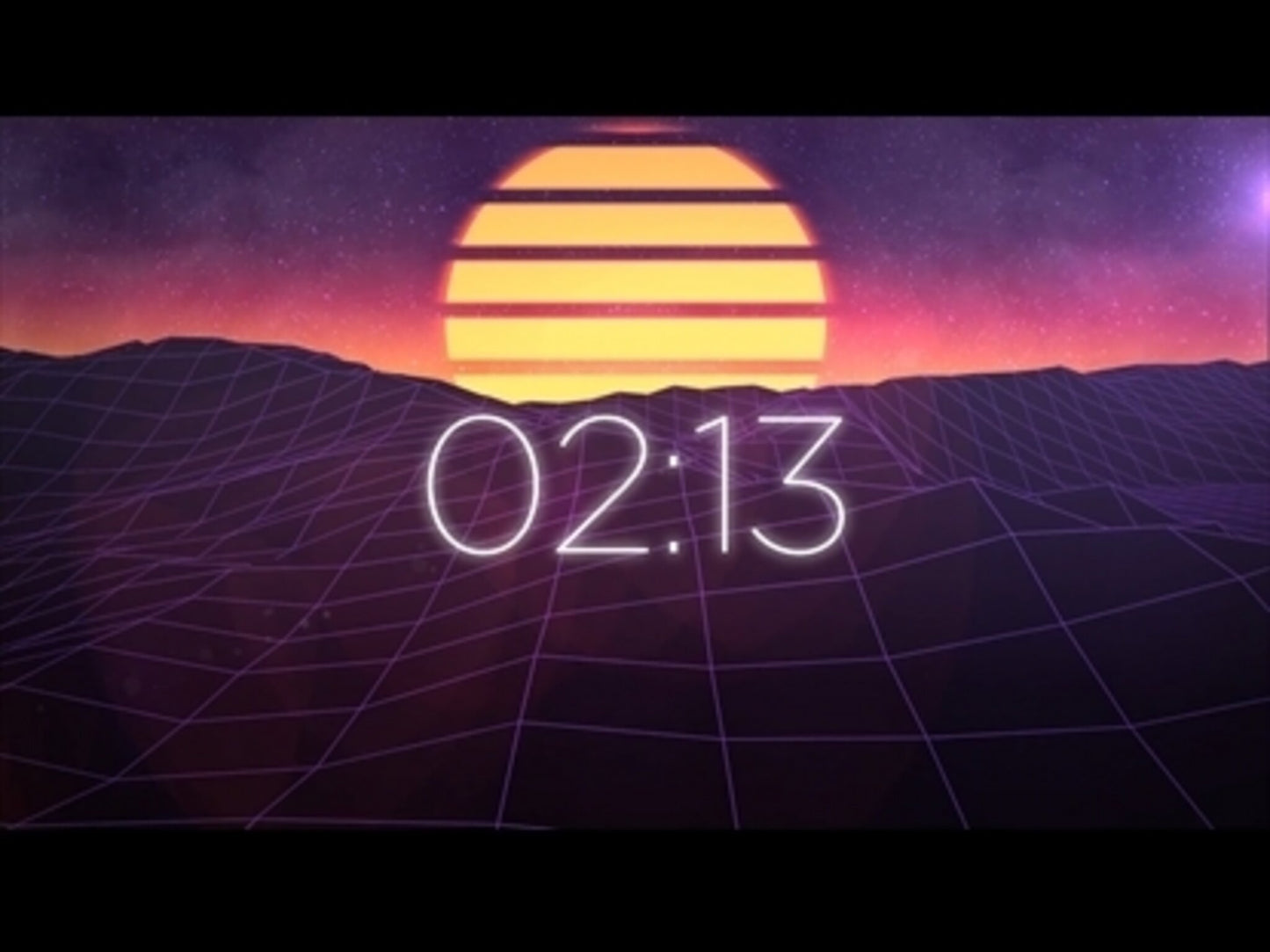 Synth Wave Countdown