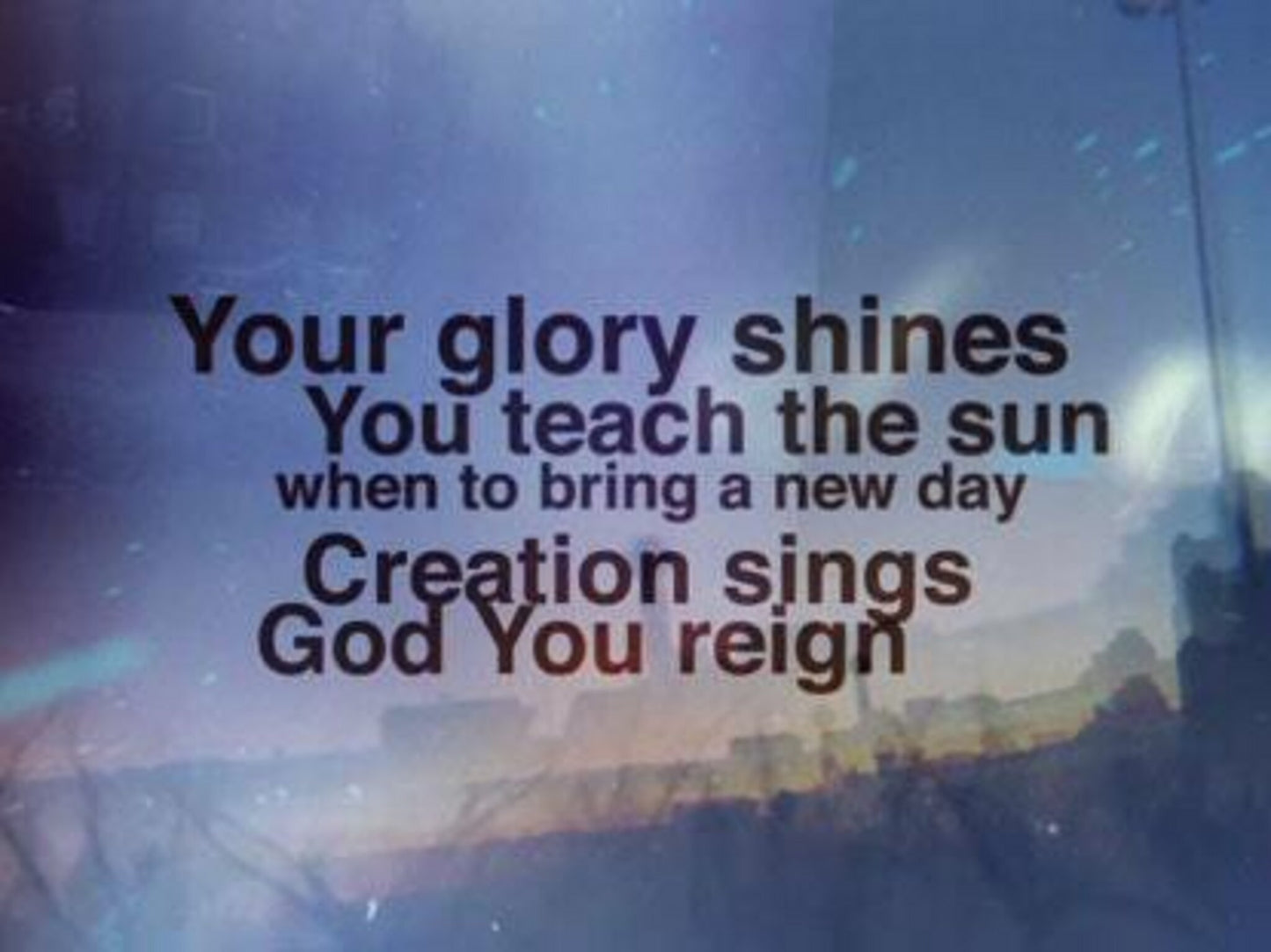 God You Reign