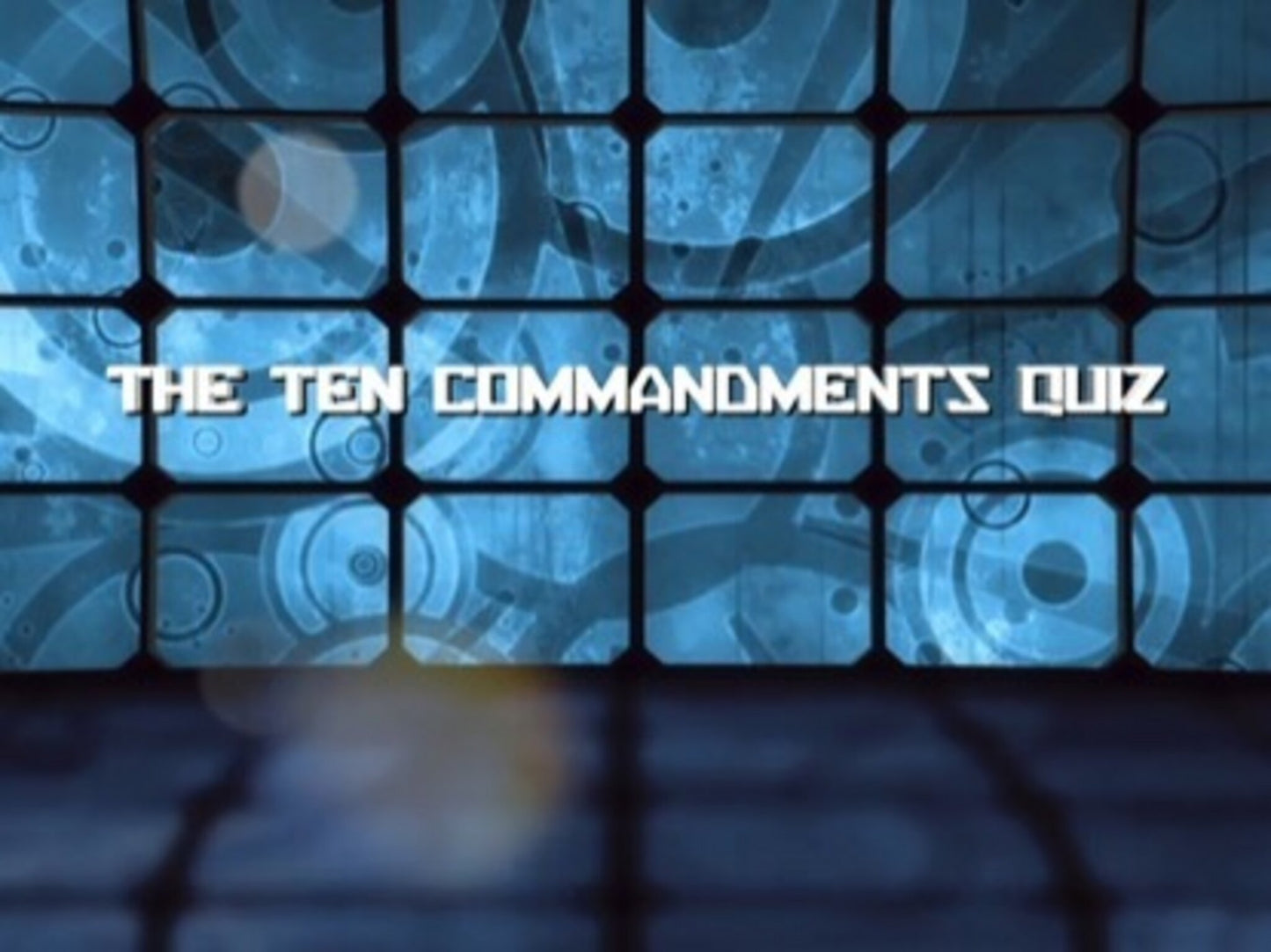 Bible Quiz: The Ten Commandments