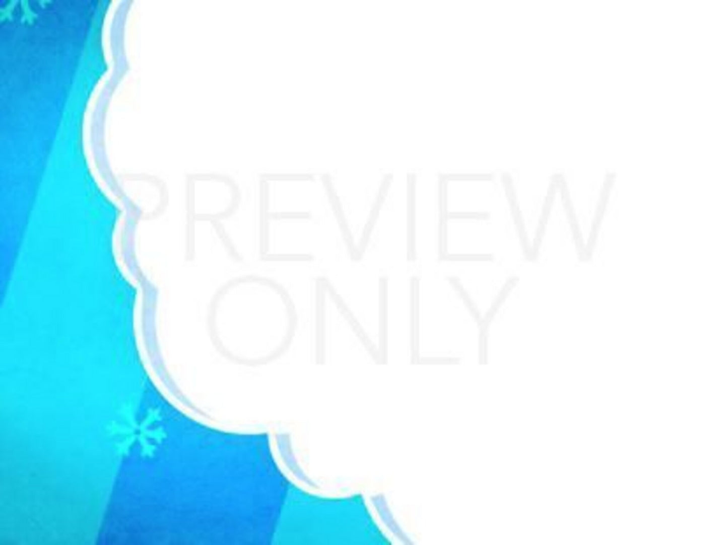 Fluffy Christmas Blue Still