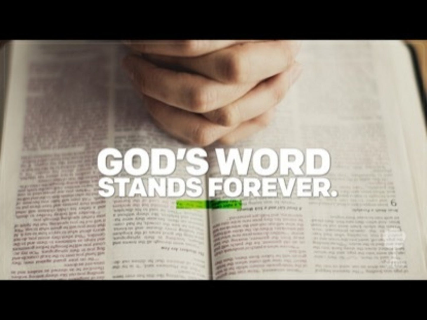 The Word Of The Lord (1 Peter 1:24-25)