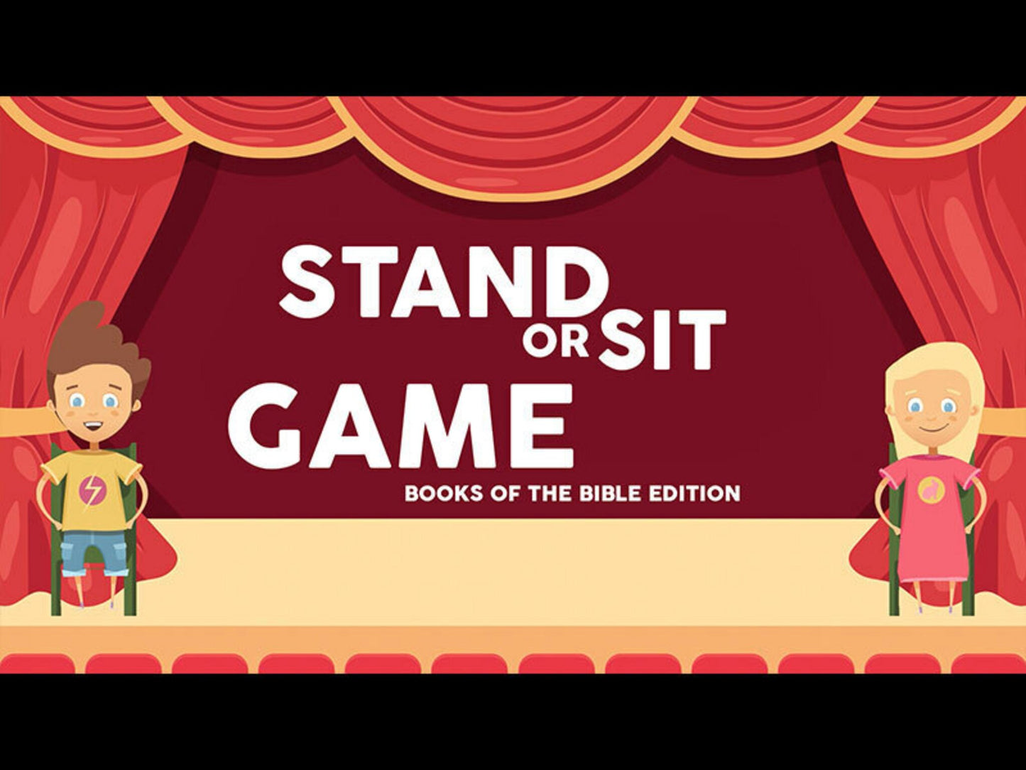 Stand Or Sit Game Bible Books Edition