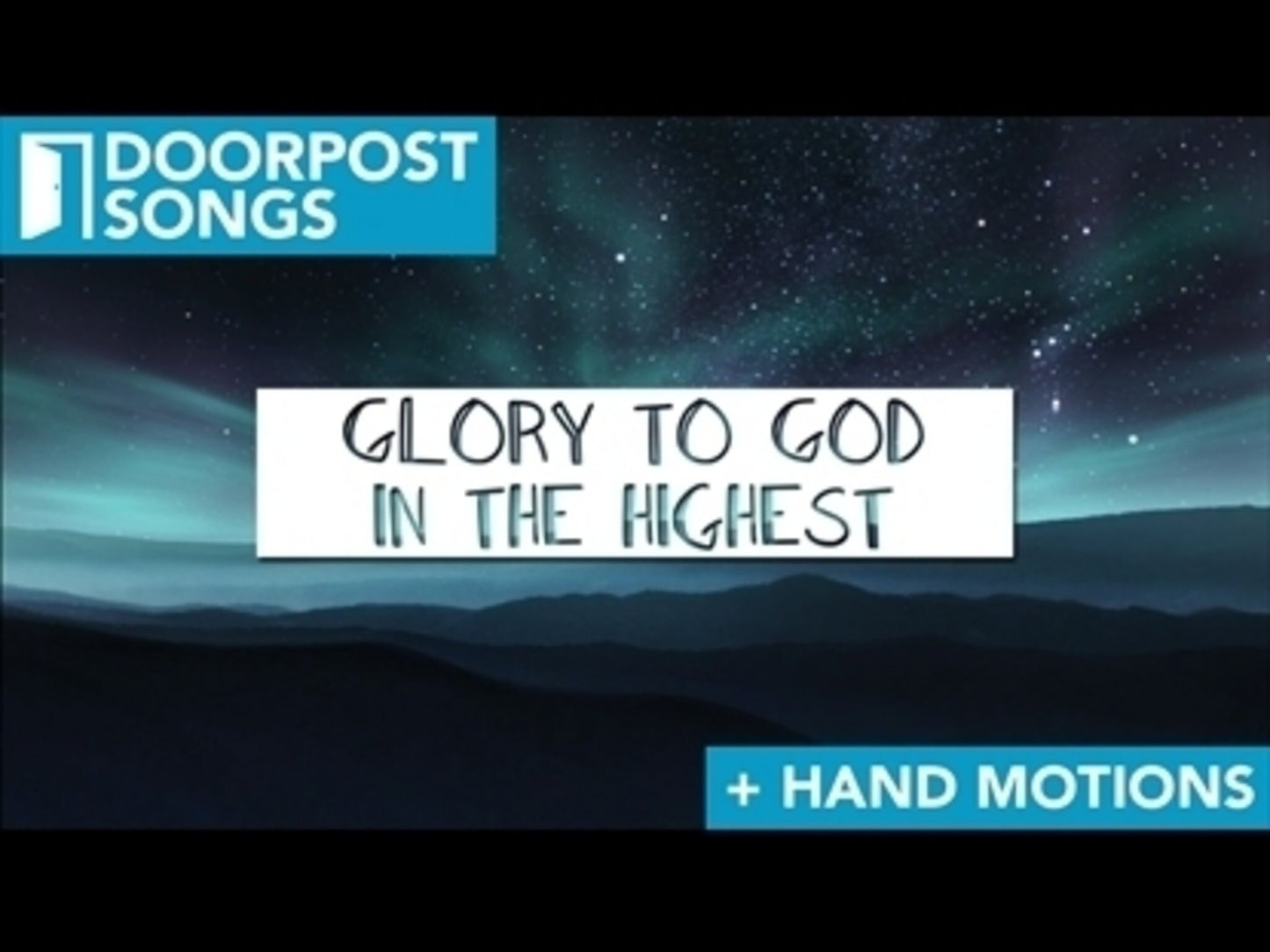 Glory To God In The Highest