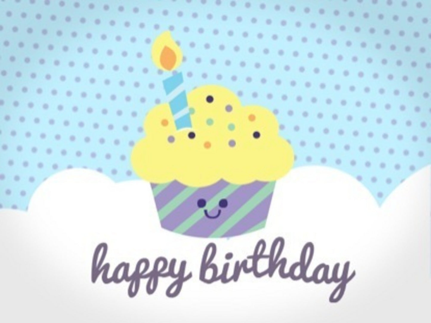 Cupcake Birthday Loop