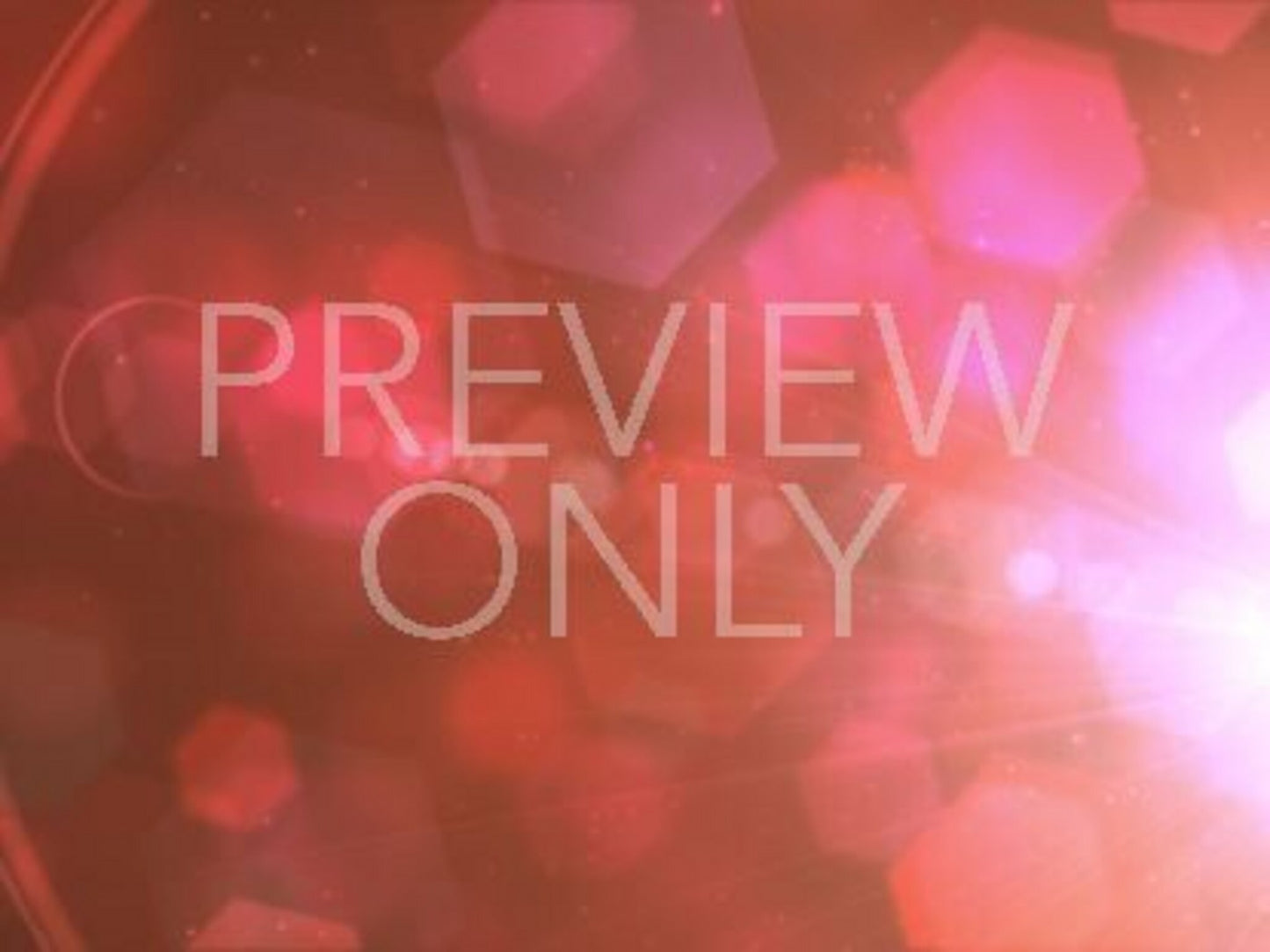 Glowing Hexagon Flare Red Still