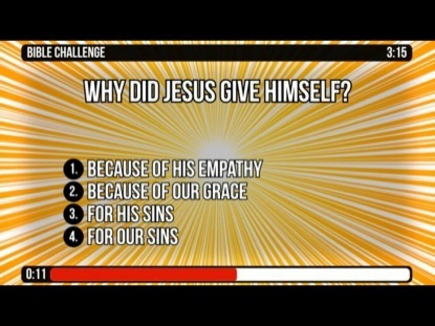 Bible Challenge Countdown - Galatians 1