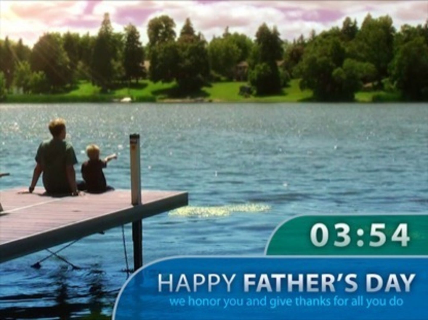 Father's Day Dock Countdown