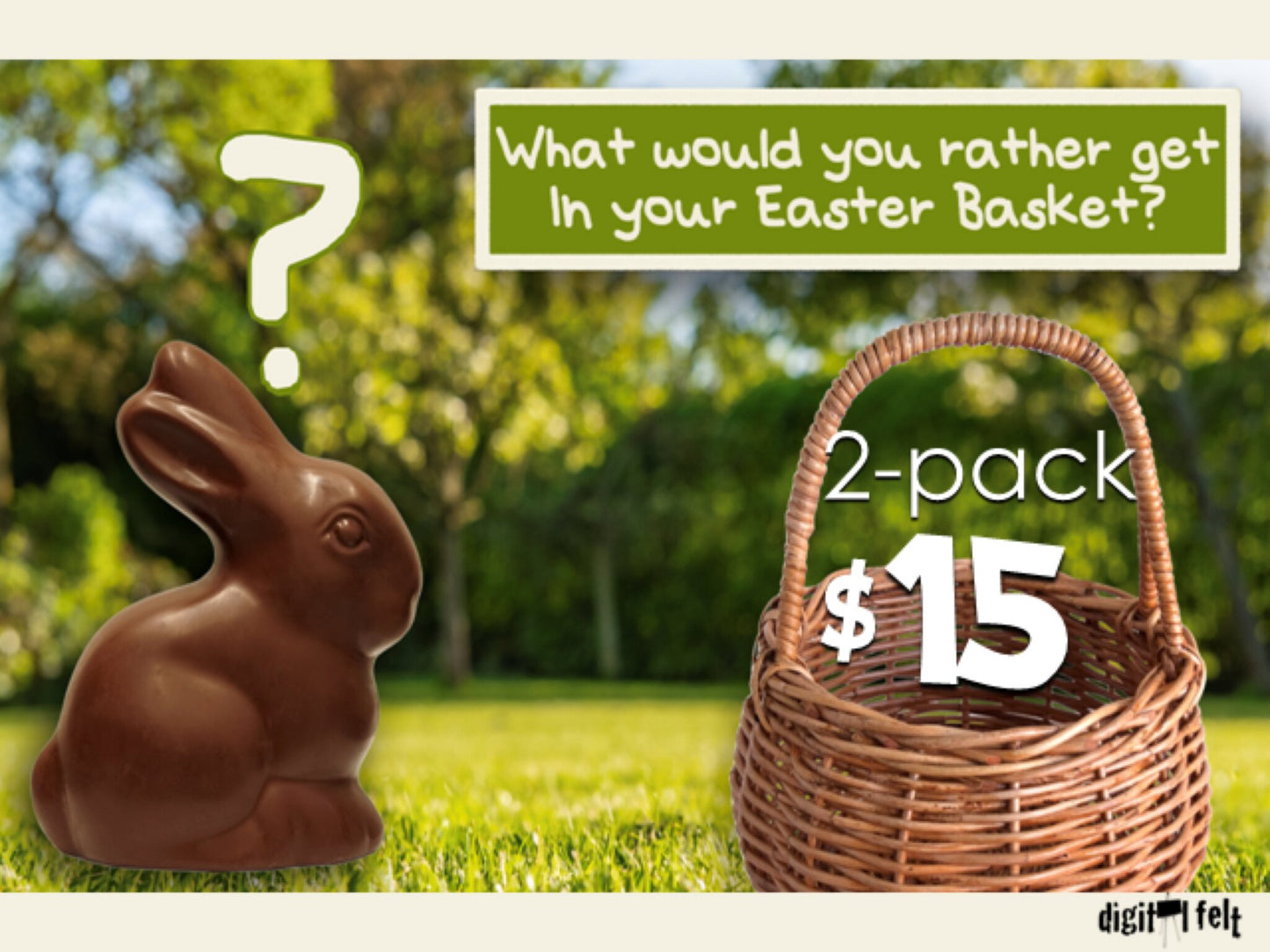 What Would You Rather Get In Your Easter Basket 2-Pack