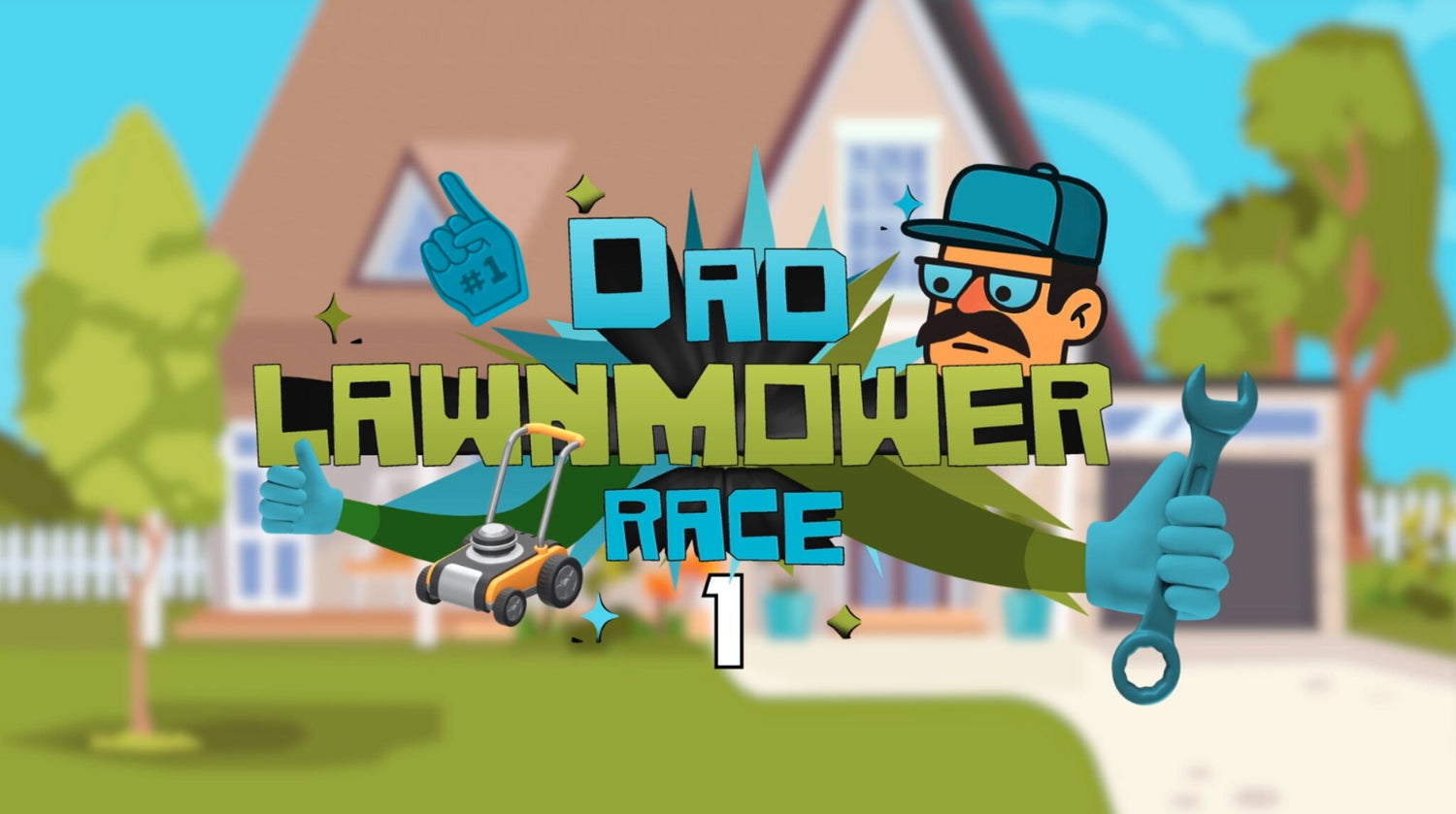 Lawnmower Race 1 - Father's Day Game