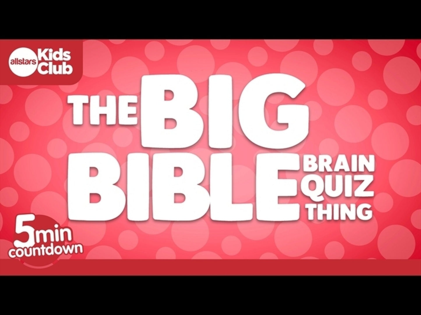 The Big Bible Brain Quiz Thing